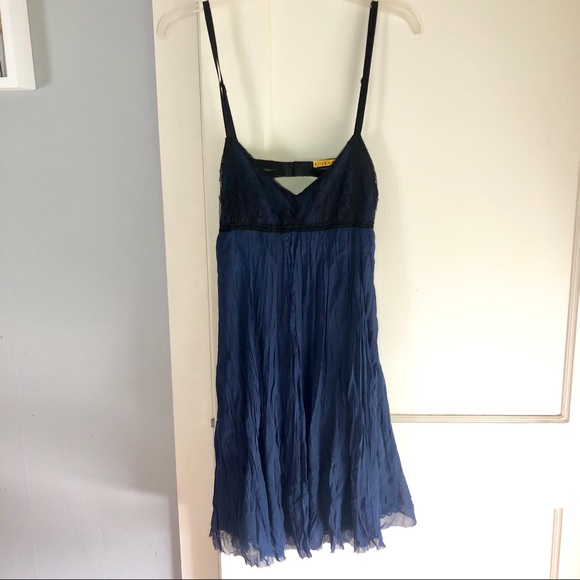 Alice + Olivia Caroline Empire Blue Cami Dress NWT - Picture 2 of 7